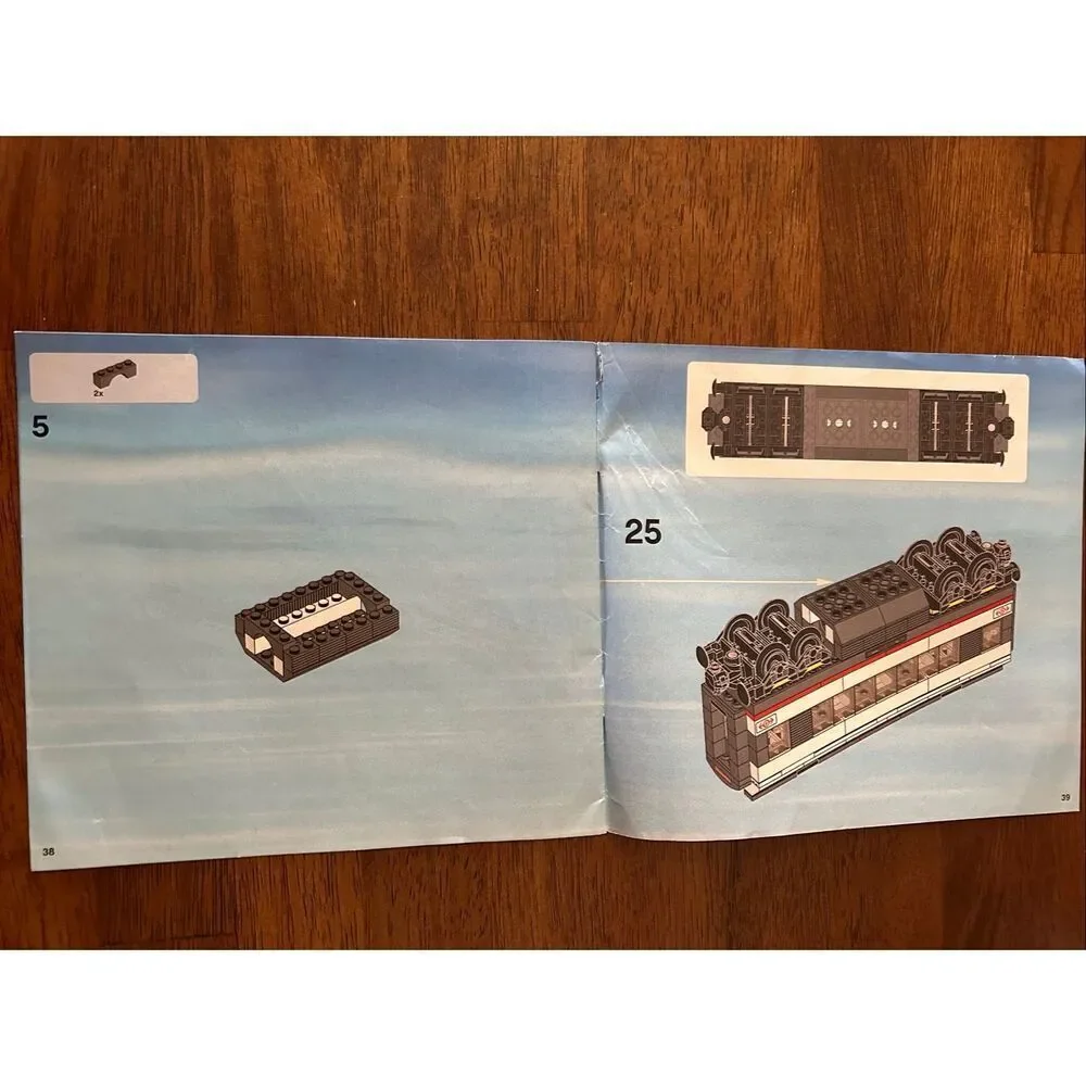 LEGO City #60051 High Speed Passenger Train Instruction Manual Only 2,3,&4 (6003 - Picture 11 of 14